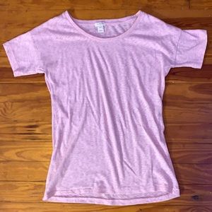XXS J. Crew light pink tee